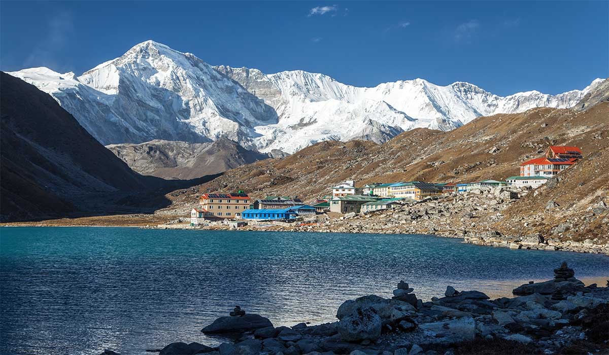 gokyo trek in winter beauty